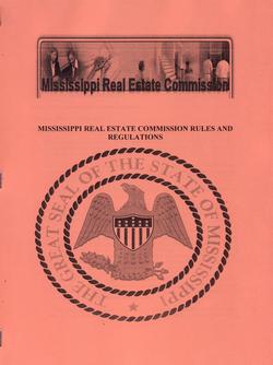 mississippi real estate commission rules and regulations