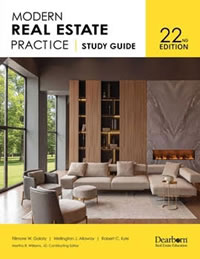 study guide for modern real estate practice 22nd