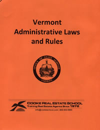 vermont administrative laws and rules