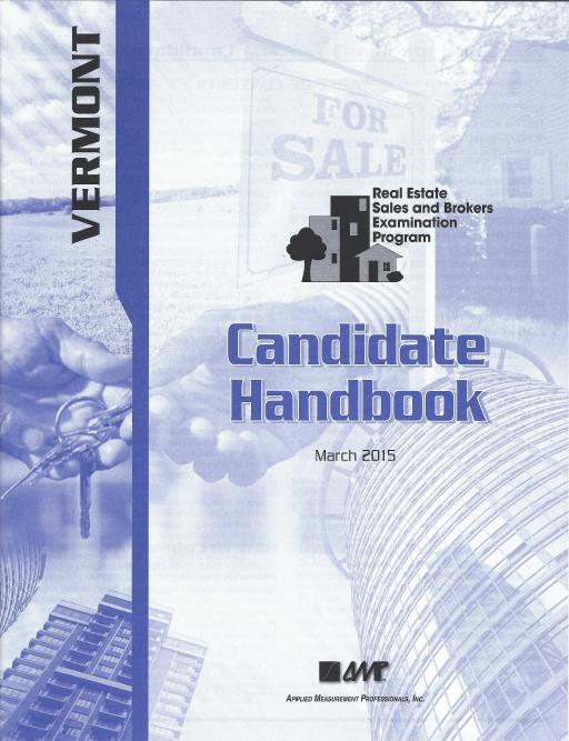 vermont candidate handbook 2016